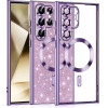 Techsuit - Luxury Glitter MagSafe - Samsung Galaxy S22 Ultra 5G - Light Purple