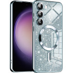 Techsuit - Luxury Glitter MagSafe - Samsung Galaxy S23 - Light Blue