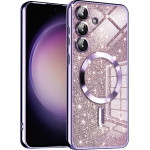 Techsuit - Luxury Glitter MagSafe - Samsung Galaxy S23 FE - Light Purple
