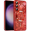 Techsuit - Luxury Glitter MagSafe - Samsung Galaxy S23 FE - Red