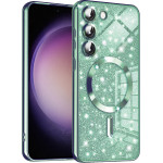 Techsuit - Luxury Glitter MagSafe - Samsung Galaxy S23 Plus - Light Green