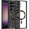 Techsuit - Luxury Glitter MagSafe - Samsung Galaxy S23 Ultra - Black