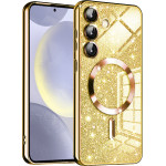 Techsuit - Luxury Glitter MagSafe - Samsung Galaxy S24 - Gold