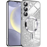 Techsuit - Luxury Glitter MagSafe - Samsung Galaxy S24 Plus - Silver