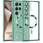 Techsuit - Luxury Glitter MagSafe - Samsung Galaxy S24 Ultra - Light Green