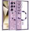 Techsuit - Luxury Glitter MagSafe - Samsung Galaxy S24 Ultra - Light Purple