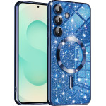 Techsuit - Luxury Glitter MagSafe - Samsung Galaxy S25 Plus - Deep Blue