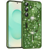 Techsuit - Luxury Glitter MagSafe - Samsung Galaxy S25 Plus - Deep Green
