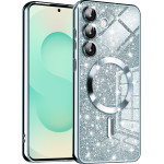 Techsuit - Luxury Glitter MagSafe - Samsung Galaxy S25 Plus - Light Blue