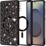Techsuit - Luxury Glitter MagSafe - Samsung Galaxy S25 Ultra - Black