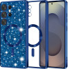 Techsuit - Luxury Glitter MagSafe - Samsung Galaxy S25 Ultra - Deep Blue