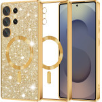 Techsuit - Luxury Glitter MagSafe - Samsung Galaxy S25 Ultra - Gold