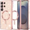 Techsuit - Luxury Glitter MagSafe - Samsung Galaxy S25 Ultra - Rose Gold