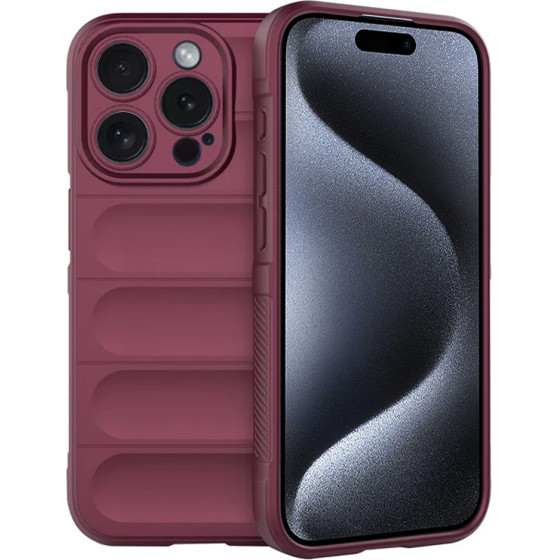 Techsuit - Magic Shield - iPhone 15 Pro - Bordeaux