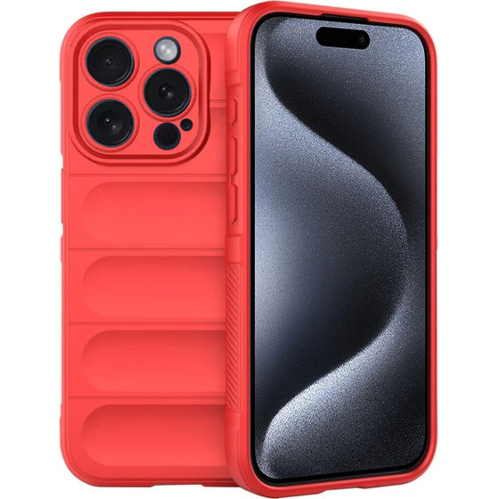 Techsuit - Magic Shield - iPhone 15 Pro - Red