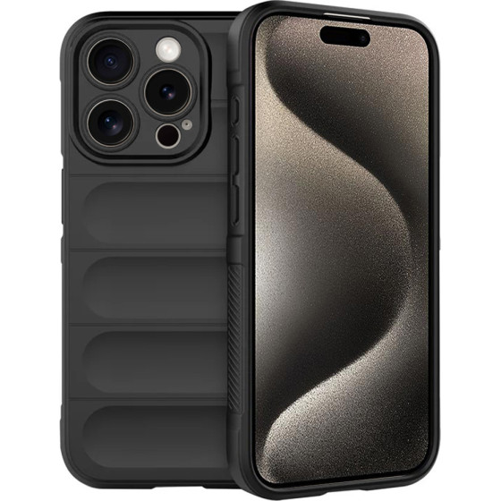 Techsuit - Magic Shield - iPhone 15 Pro Max - Black
