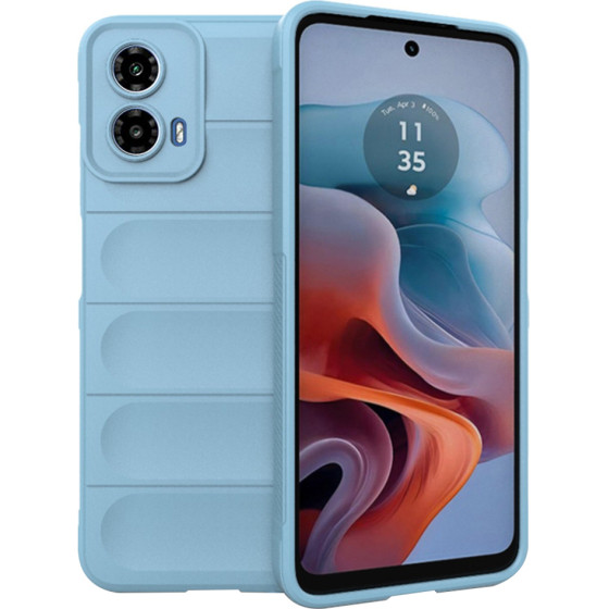 Techsuit - Magic Shield - Motorola Moto G34 / Moto G45 - Bleu