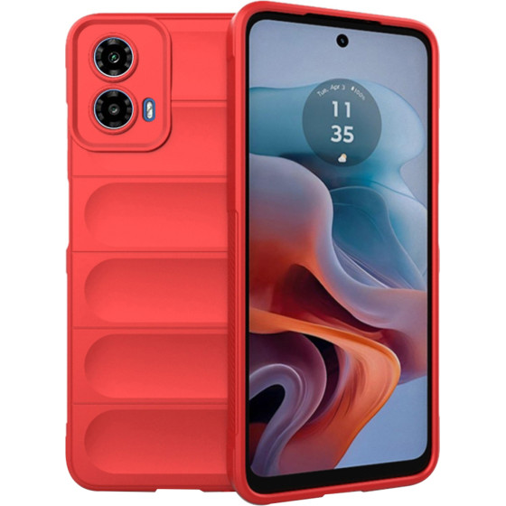 Techsuit - Magic Shield - Motorola Moto G34 / Moto G45 - Red