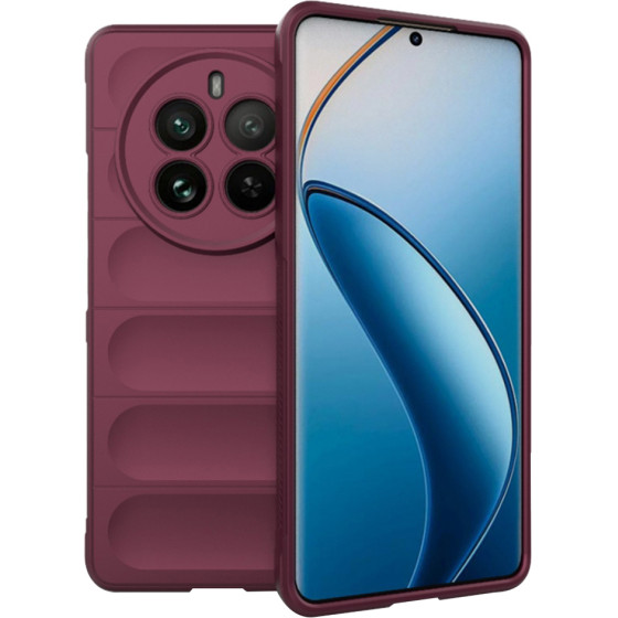 Techsuit - Magic Shield - Realme 12 Pro / 12 Pro+ - Bordeaux