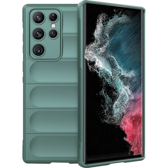 Techsuit - Magic Shield - Samsung Galaxy S22 Ultra 5G - Green