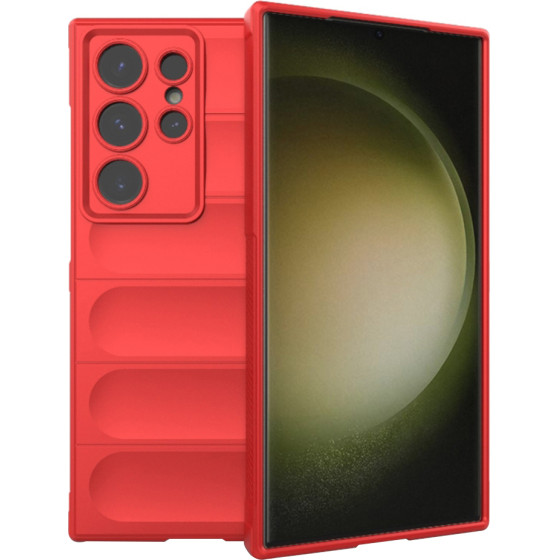 Techsuit - Magic Shield - Samsung Galaxy S23 Ultra - Red