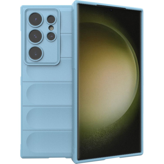 Techsuit - Magic Shield - Samsung Galaxy S23 Ultra - Bleu