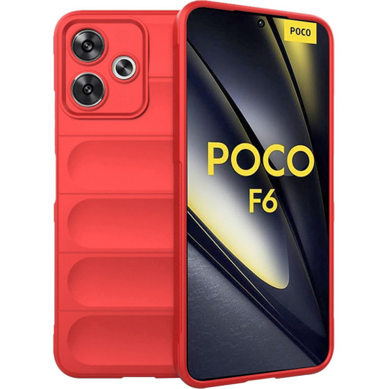 Techsuit - Magic Shield - Xiaomi Poco F6 - Red