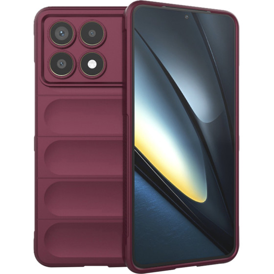 Techsuit - Magic Shield - Xiaomi Poco F6 Pro - Bordeaux