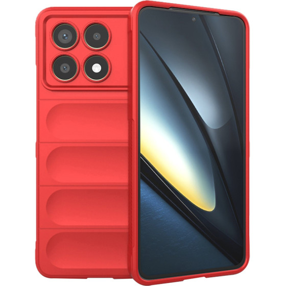 Techsuit - Magic Shield - Xiaomi Poco F6 Pro - Red