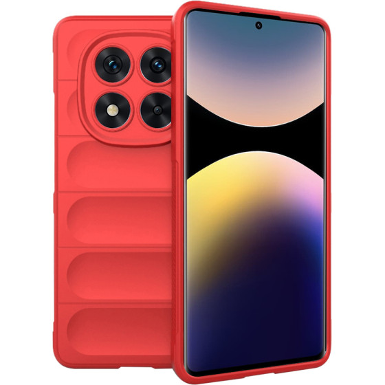 Techsuit - Magic Shield - Xiaomi Redmi Note 14 Pro 5G / Poco X7 - Red