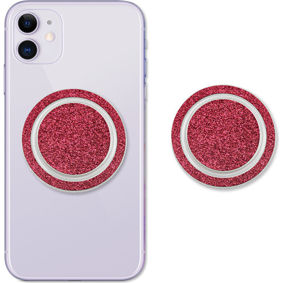 Techsuit - MagSafe Phone Ring (MPR1) - Round Shape, Polycarbonate - Red - (MPR1;RED)