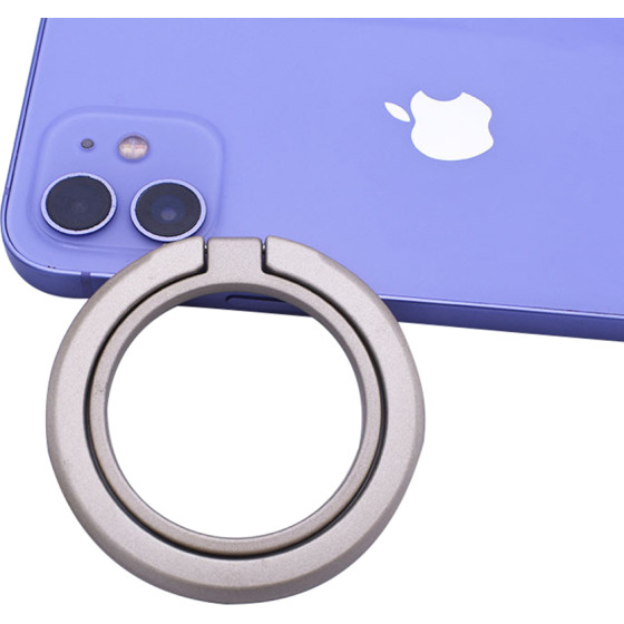 Techsuit - MagSafe Phone Ring (MPR3) - Round Shape, Aluminium Alloy, 3M - Gold - (MPR3;GOLD)
