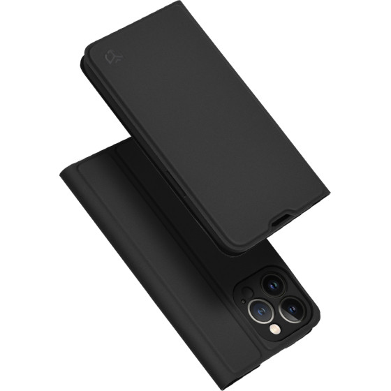 Techsuit - Magskin Book - iPhone 13 Pro - Black