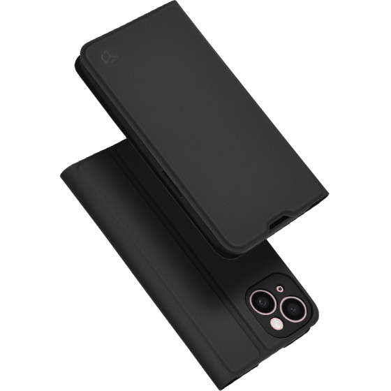 Techsuit - Magskin Book - iPhone 15 - Black