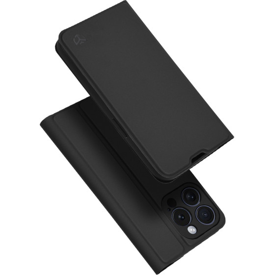 Techsuit - Magskin Book - iPhone 15 Pro - Black