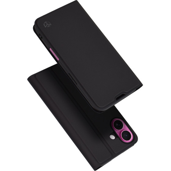 Techsuit - Magskin Book - iPhone 16 Plus - Black