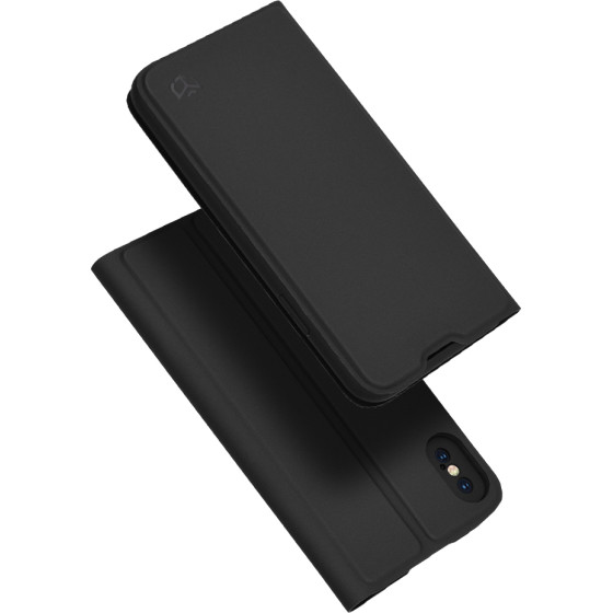 Techsuit - Magskin Book - iPhone X / iPhone XS - Black
