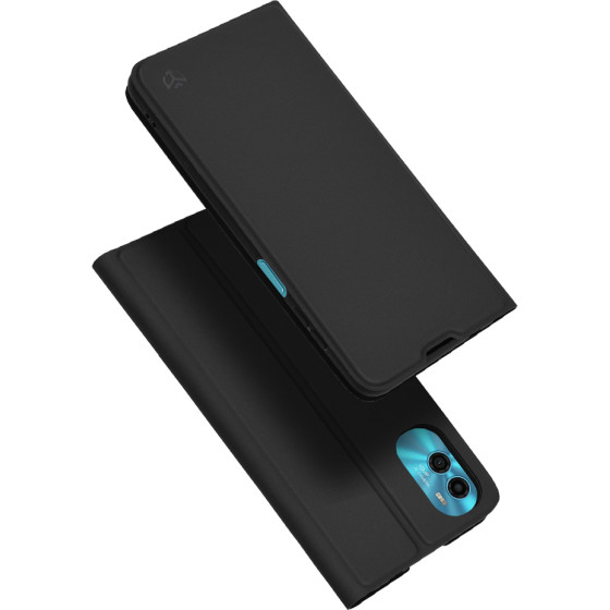 Techsuit - Magskin Book - Motorola Moto E22s - Black