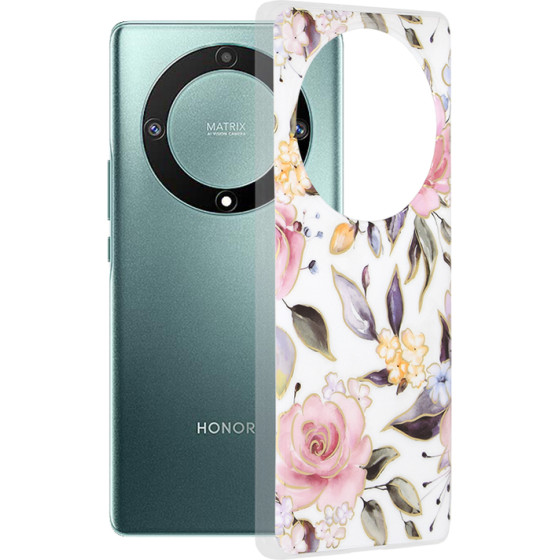 Techsuit - Marble Series - Honor Magic5 Lite - Chloe White