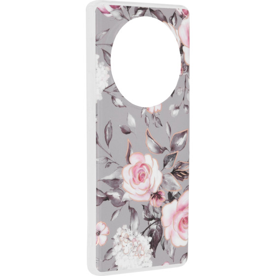 Techsuit - Marble Series - Honor Magic6 Lite - Bloom of Ruth Gray