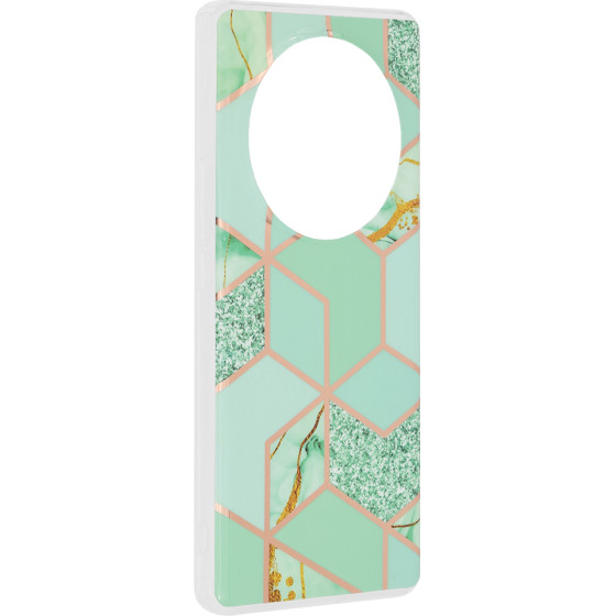 Techsuit - Marble Series - Honor Magic6 Lite - Green Hex