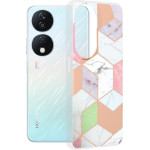 Techsuit - Marble Series - Honor X7b / X7b 5G / 90 SMART - Purple Hex