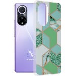 Techsuit - Marble Series - Huawei nova 9 / Honor 50 - Green Hex