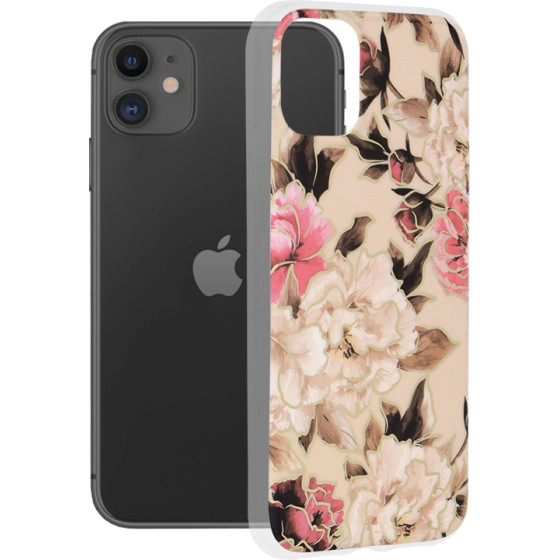 Techsuit - Marble Series - iPhone 11 - Mary Berry Nude