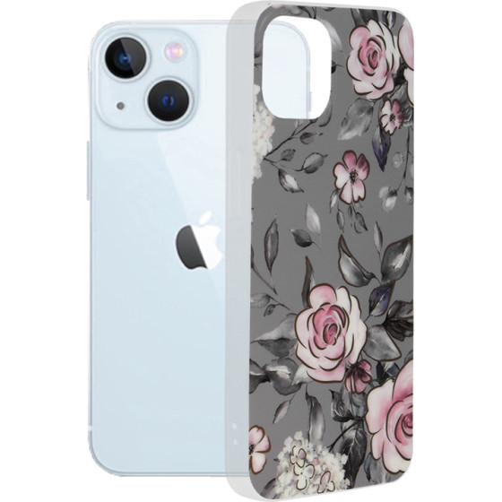 Techsuit - Marble Series - iPhone 13 - Bloom of Ruth Gray