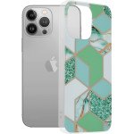 Techsuit - Marble Series - iPhone 13 Pro - Green Hex