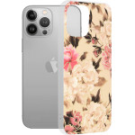 Techsuit - Marble Series - iPhone 13 Pro Max - Mary Berry Nude