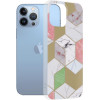 Techsuit - Marble Series - iPhone 13 Pro Max - Purple Hex