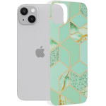 Techsuit - Marble Series - iPhone 14 Plus - Green Hex
