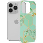 Techsuit - Marble Series - iPhone 14 Pro - Green Hex